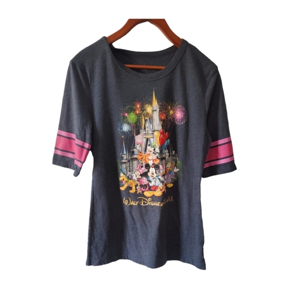 Disney Tops - Disney Parks Disney World Short Sleeve Graphic Tee Shirt Size Small/Medium?